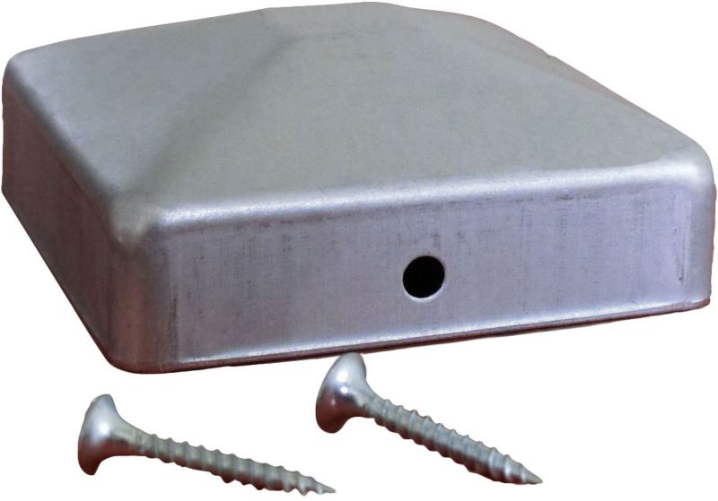 Zestaw kapturków Blooma metalowy 7,1 x 7,1 cm ocynk 4 szt.