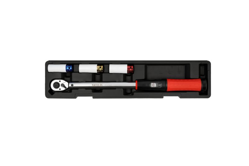 Zestaw kluczy dynamometrycznych do wymiany kół YATO 1/2" 40-220Nm 4 szt.
