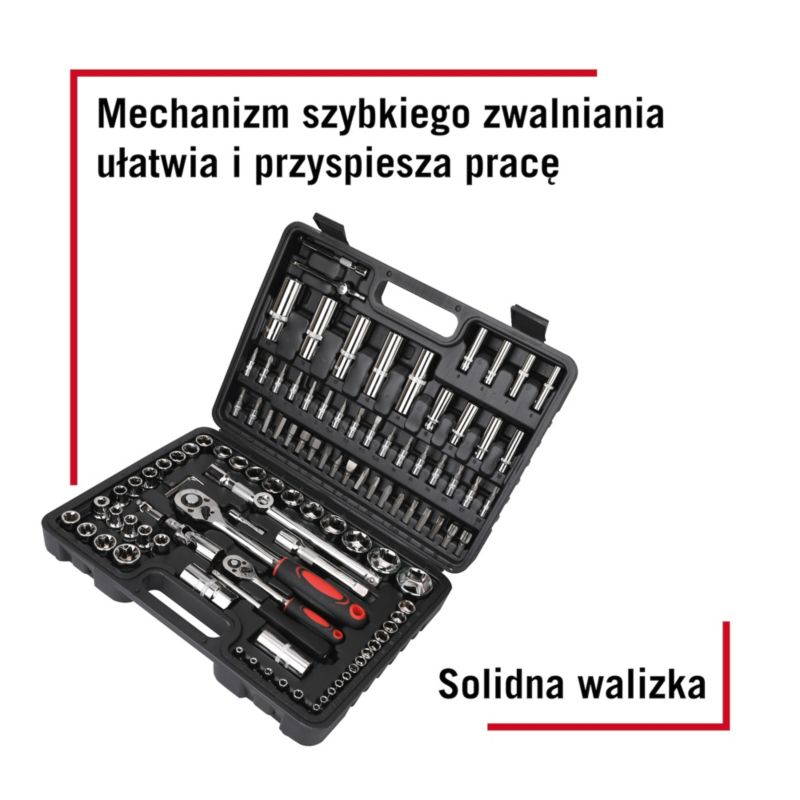 Zestaw kluczy Forge Steel 108 sztuk