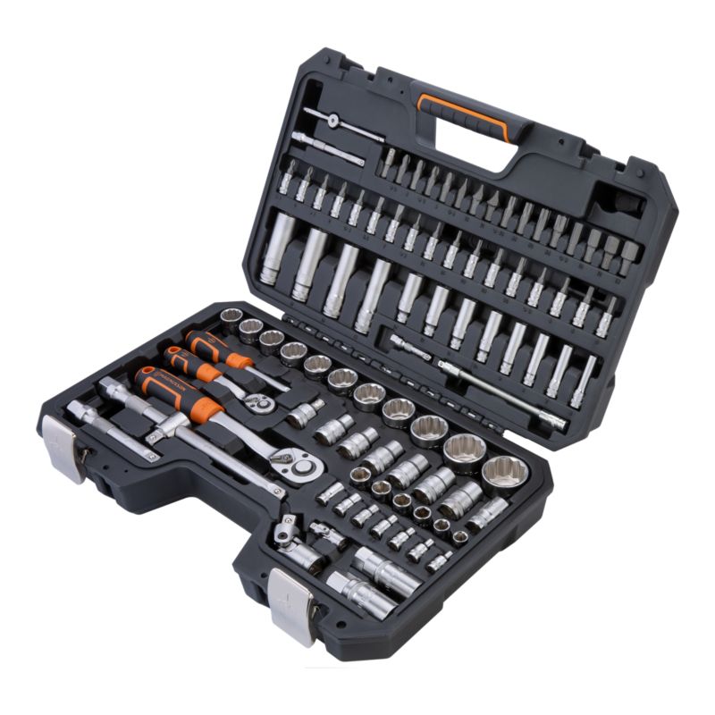 Zestaw kluczy Magnusson 1/2 i 1/4 cal 94 sztuki