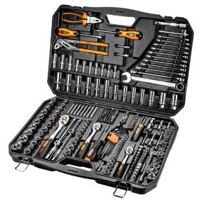 Zestaw kluczy nasadowych Neo Tools 1/2", 3/8", 1/4" CrV 233 elementy 1 kpl
