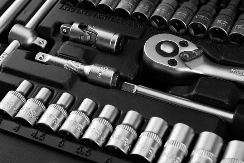 Zestaw kluczy nasadowych Neo Tools 1/4" 38 szt.