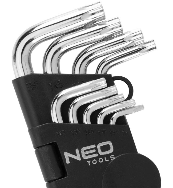 Zestaw kluczy Torx NEO TOOLS T10 do T50 srebrny 1 kpl.