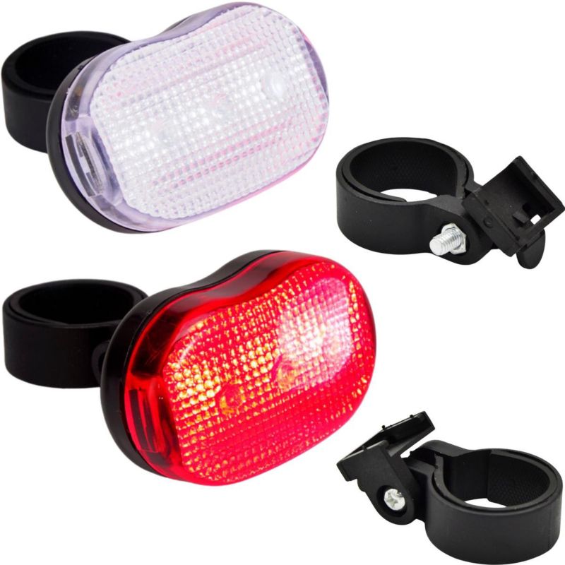 Zestaw Koopman  lamp rowerowych led przód i tył 3led    1kpl.