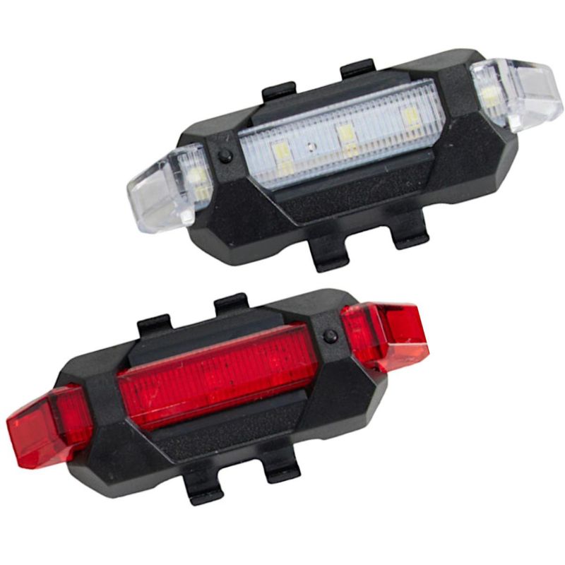 Zestaw Koopman  lamp rowerowych led przód i tył  ładowanie usb  1kpl.
