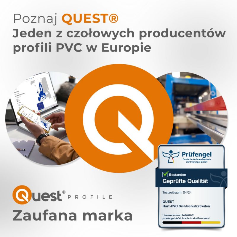 Zestaw lameli ogrodowych QUEST, osłona ogrodzeniowa 50-60 mm, odporne na UV, 150 cm, zielony, 26 szt