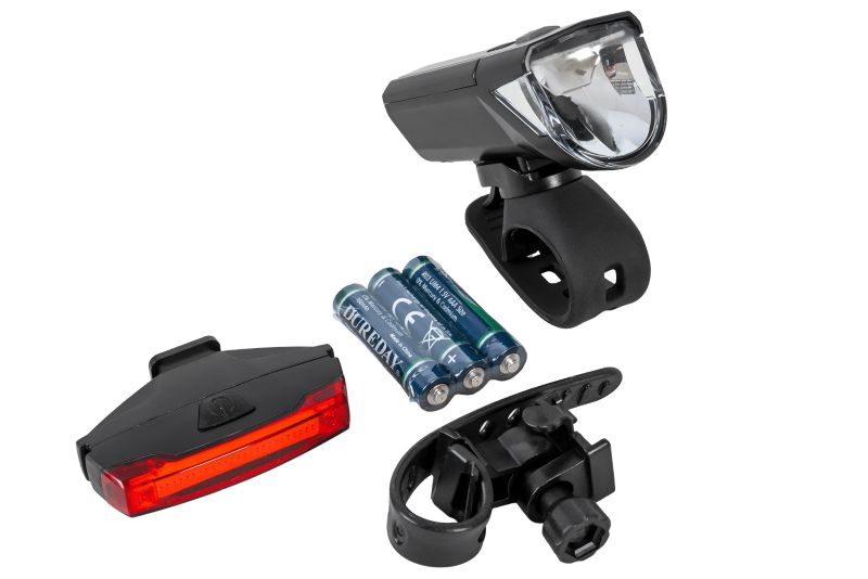 Zestaw lampek rowerowych PROFEX 92618 Super Vision (przód i tył) na baterie 1 szt.