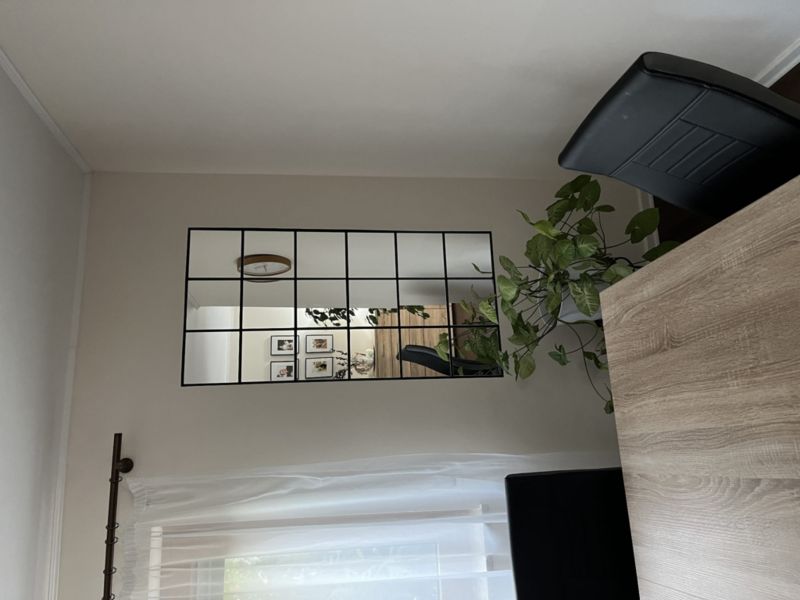 Zestaw lusterek ściennych do przyklejenia BD art kwadratowe glamour 20x20 cm z plastrami 9 szt.