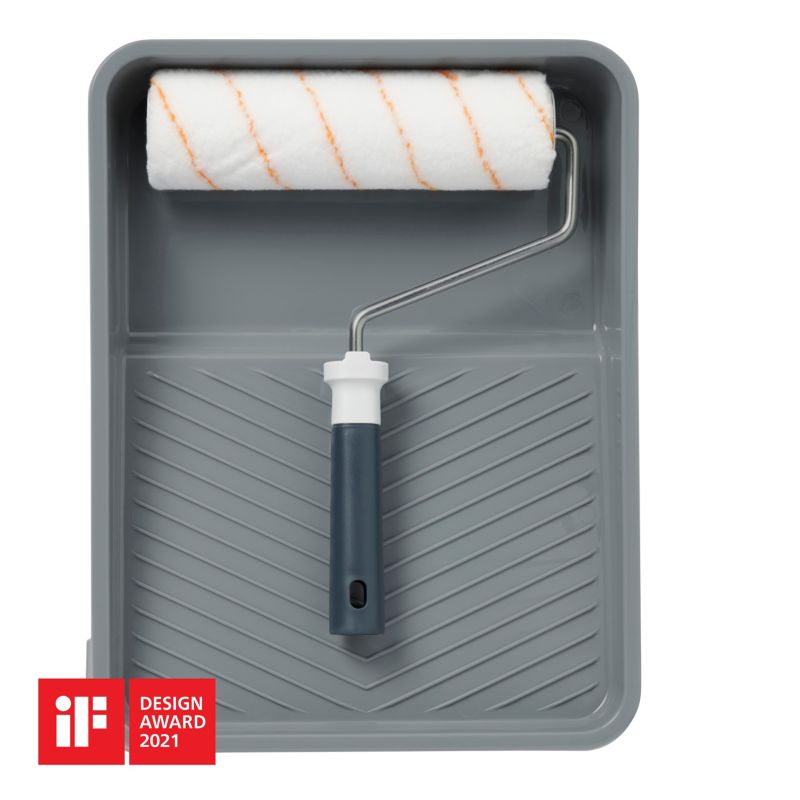 Zestaw malarski GoodHome wałek z kuwetą 23 cm