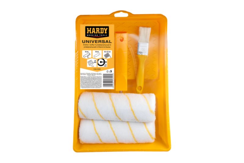 Zestaw malarski Hardy wałek z kuwetą 18 cm