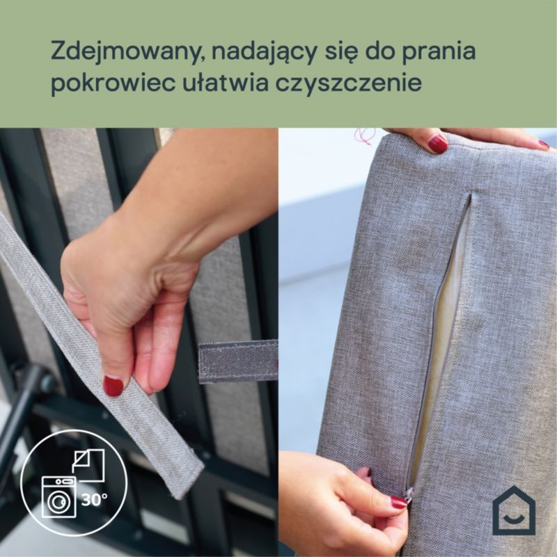 Zestaw mebli obiadowych GoodHome Gallini 9-osobowy