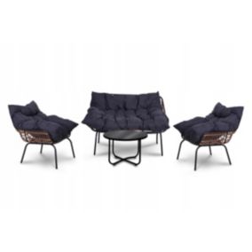 Zestaw mebli ogrodowych Corciano St Miguel stolik sofa i fotele 1szt.