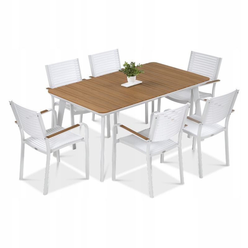 Zestaw Mebli Ogrodowych Focus Garden Jadalniany duży Stół 160 cm Tacoma Ogród 1 szt