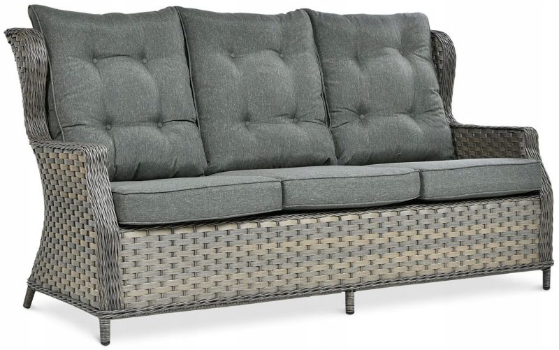 Zestaw Mebli Ogrodowych Focus Garden Technorattan Trivento Stół Sofa Fotel Melange 1 szt