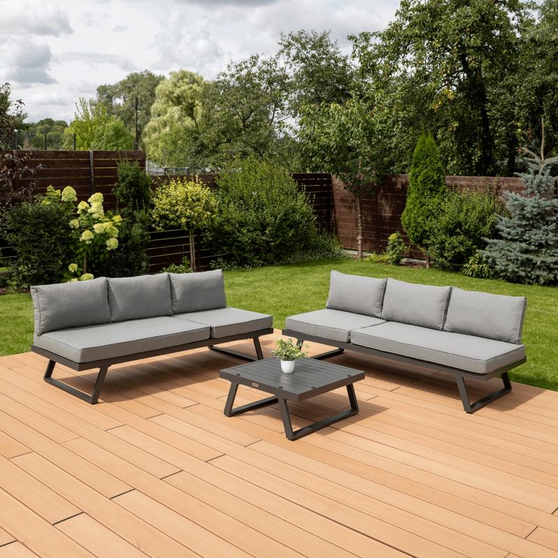 Zestaw Mebli Ogrodowych Focus Garden Wypoczynkowych Midway Narożnik Modułowy Sofa 1 szt