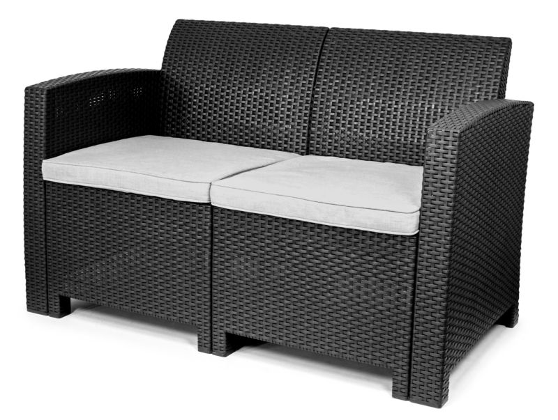 Zestaw mebli ogrodowych Sapphire Boston 4-osobowy fotele sofa stół kpl