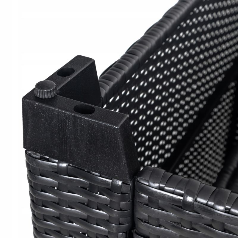 Zestaw mebli ogrodowych Sapphire Vigo 6-osobowy moduły sofa fotele stolik kpl