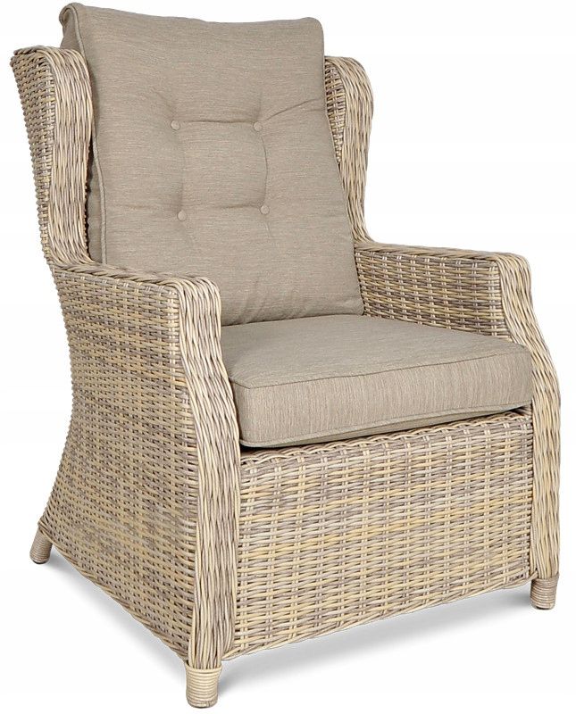 Zestaw Mebli Ogrodowych Technorattan TRIVENTO Sofa Stolik na Taras Beż 1 szt