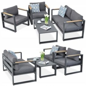 Zestaw Mebli Ogrodowych Wypoczynkowych PANAMA Sofa Stolik Fotel na Taras 1 szt
