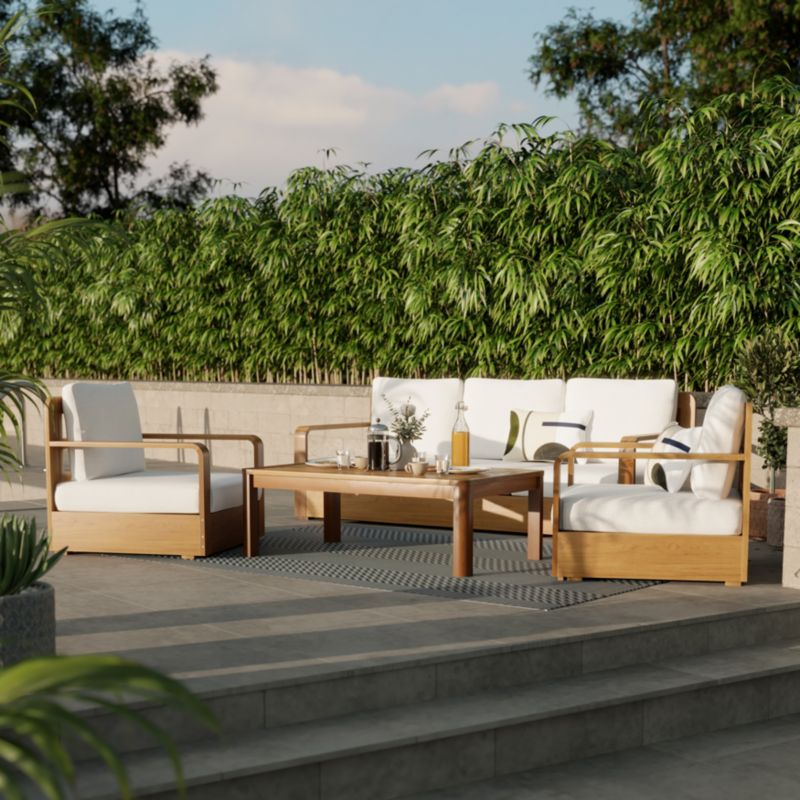 Zestaw mebli tarasowych GoodHome Lagos 5-osobowy