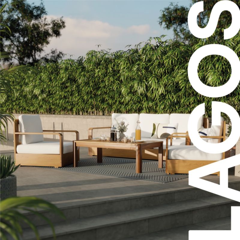 Zestaw mebli tarasowych GoodHome Lagos 5-osobowy