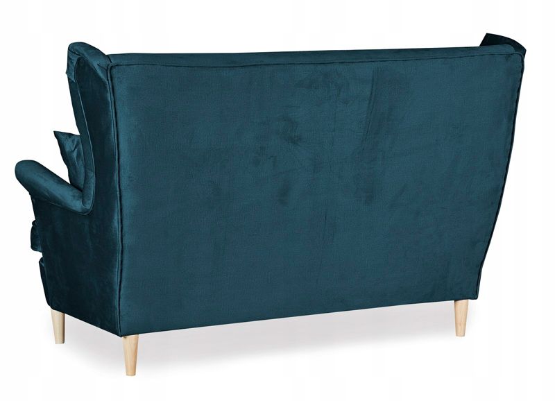 Zestaw mebli uszak do salonu sofa fotele pufy Family Meble Ari turkusowy 1szt