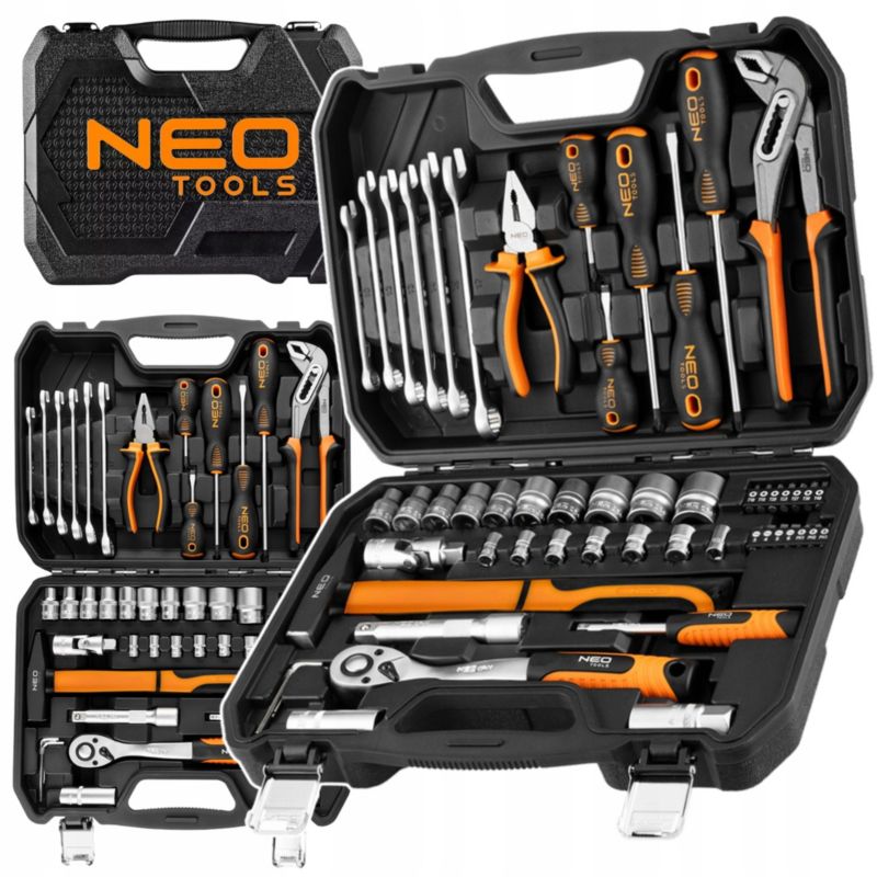 Zestaw narzędzi Neo Tools 56 elementów 1/4" 1/2" 1 kpl