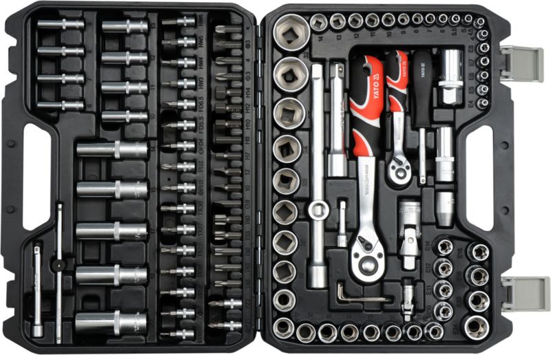 Zestaw narzędzi Yato 1/2" i 1/4" 108 szt.