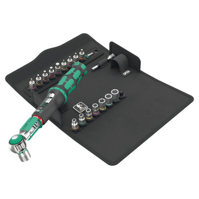Zestaw nasadek Wera Safe-Torque A 1 SHK Set 1, z zabierakiem czworokątnym 1/4", 2-12 Nm, 20 części, 1szt.