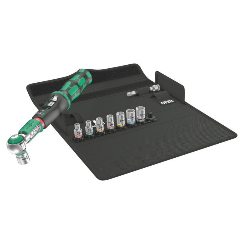 Zestaw nasadek Wera z kluczem Safe-Torque A 1 Set 1, z zabierakiem czworokątnym 1/4", 2-12 Nm, 10 części, 1szt.
