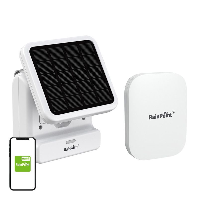 Zestaw nawadniania solarny RAINPOINT z bramką Biały 1 szt.