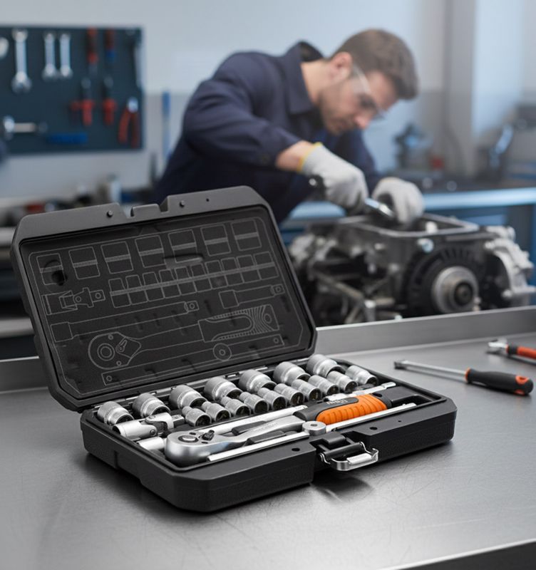 Zestaw NEO TOOLS kluczy nasadowych 3/8