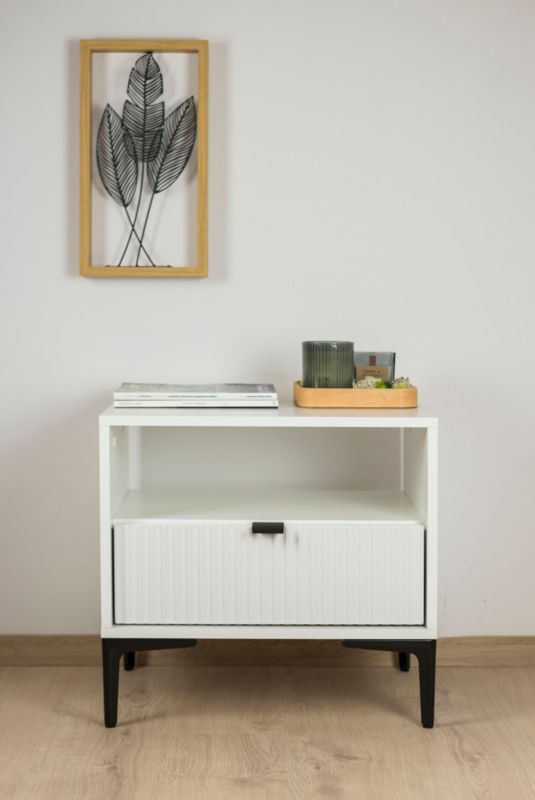 Zestaw noga meblowa B&B Kotwica Elegant czarny mat wysokość 15 cm 4 szt