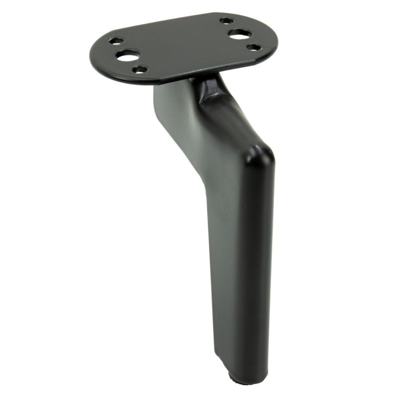 Zestaw noga meblowa B&B Loft czarny mat wysokość 12 cm 4 szt