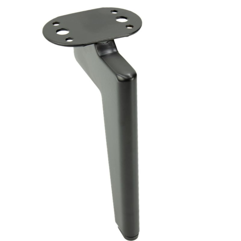 Zestaw noga meblowa B&B Loft czarny mat wysokość 15 cm 4 szt