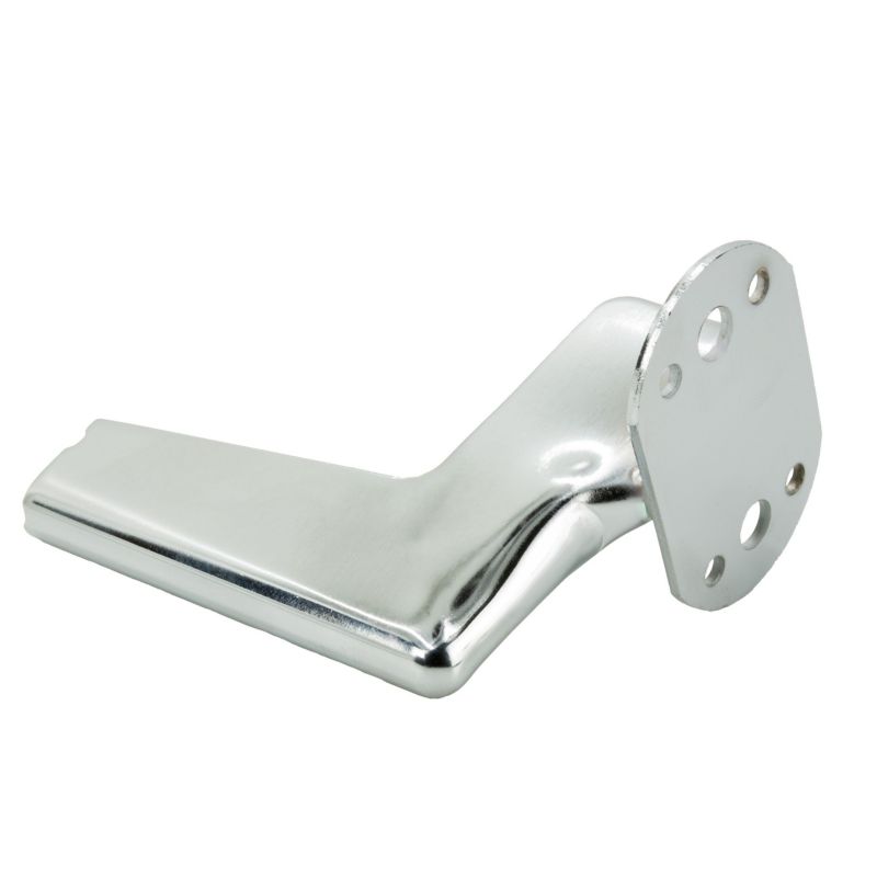 Zestaw noga meblowa B&B Loft srebrny chrom wysokość 12 cm 4 szt