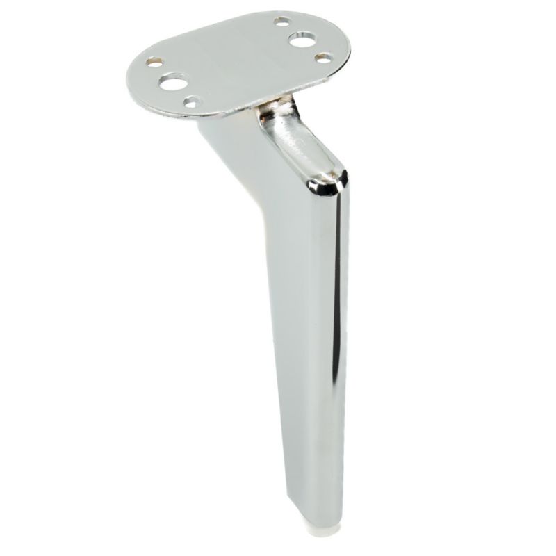 Zestaw noga meblowa B&B Loft srebrny chrom wysokość 15 cm 4 szt