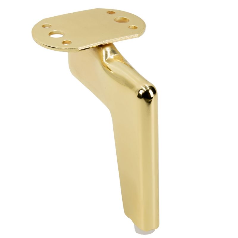 Zestaw noga meblowa B&B Loft złoty chrom wysokość 12 cm 4 szt