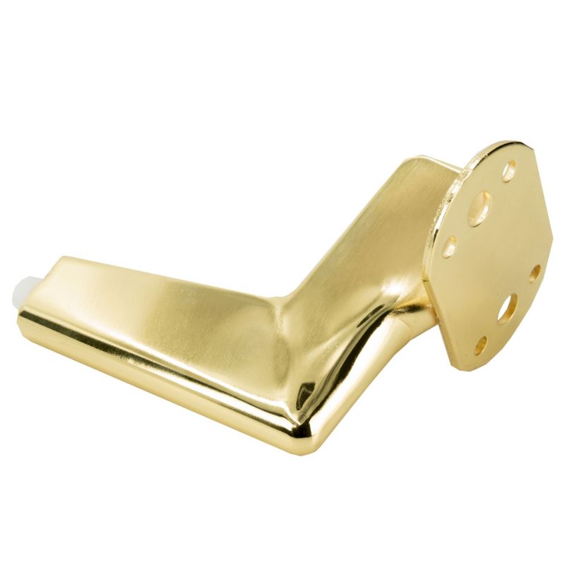 Zestaw noga meblowa B&B Loft złoty chrom wysokość 12 cm 4 szt