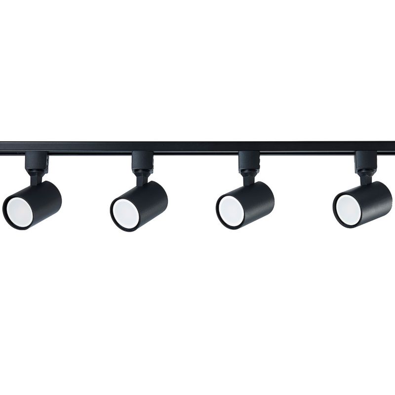 Zestaw oświetlenia szynowego Light Prestige Snow 1F czarny 4 x GU10 150 cm