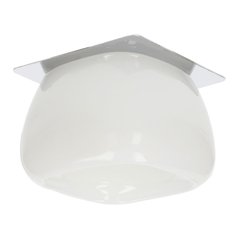 Zestaw Oczek Sufitowych SPOT Light  3xG4 LED 2,3W z zasilaczem, Białe Szkło od Polskiego Producenta, 3 szt.