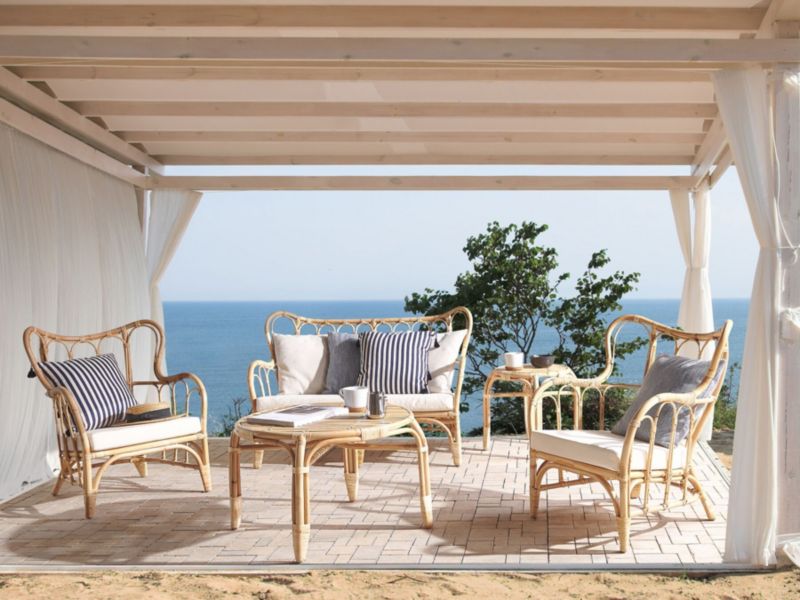 Zestaw ogrodowy Brindisi Rattan Naturalny 1 kpl