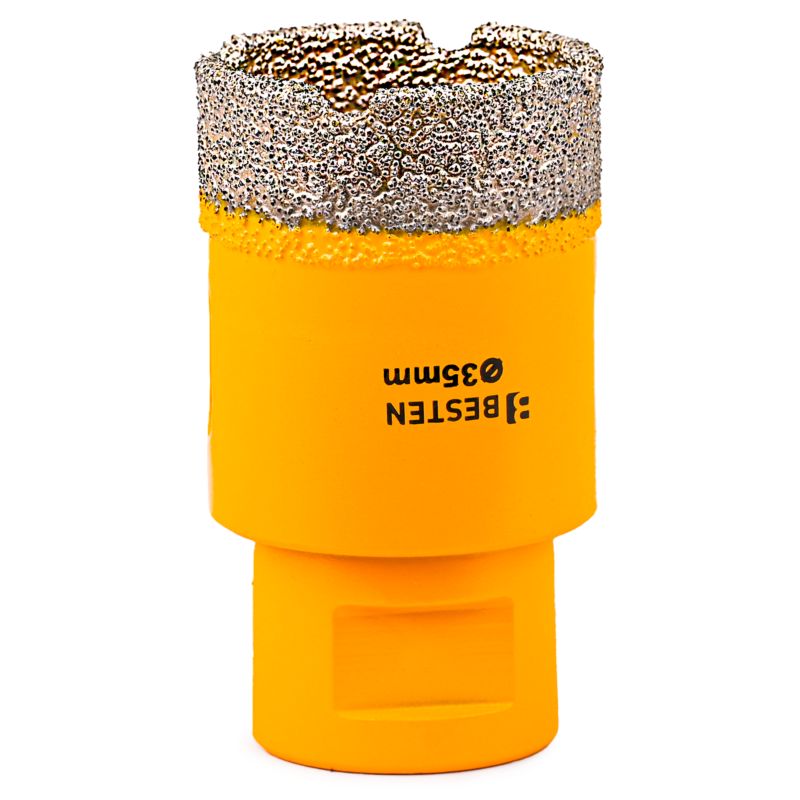 Zestaw otwornic diamentowych BESTEN BE-2821 M14 6-68 mm z adapterem i walizką 1 kpl