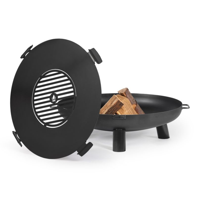 Zestaw Palenisko ogrodowe COOK KING 80 cm Bali misa z płytą grillową na ognisko taras komplet do ogrodu producent 1 szt.