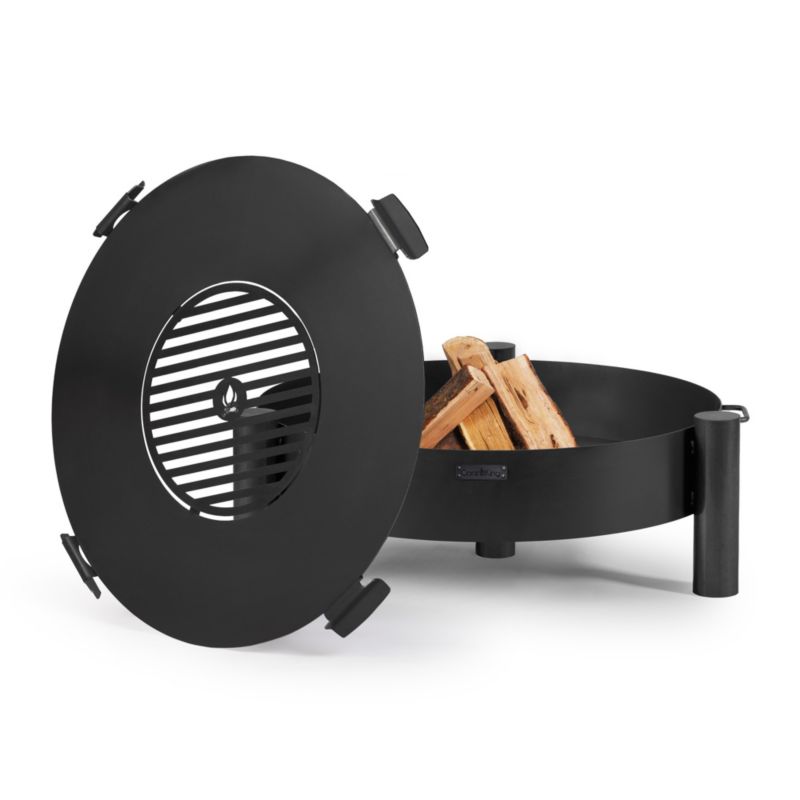 Zestaw Palenisko ogrodowe COOK KING 80 cm Haiti z płytą grillową na ognisko taras komplet do ogrodu misa stalowa producent 1 szt.