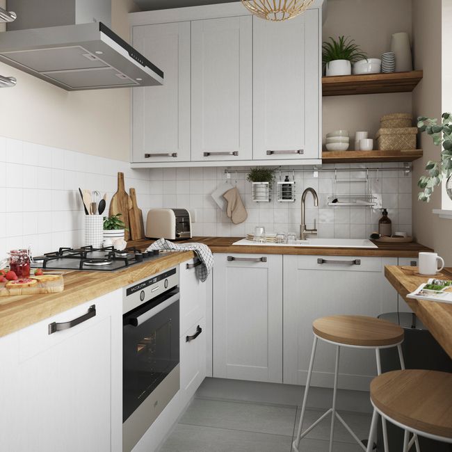 Zestaw paneli wymiennych do słupka wysokiego GoodHome Alpinia 57 x 219 cm ivory