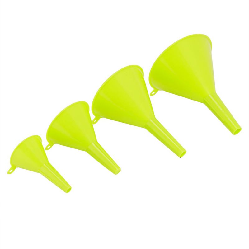 Zestaw plastikowych lejków, Carmotion, 4 szt.
