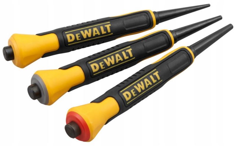 Zestaw Pobijaków 3SZT Bimateriałowe Uchwyty Dewalt DWHT0-58018 1 szt.
