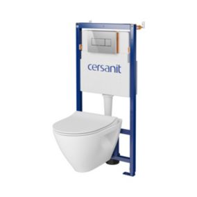 Zestaw podtynkowy WC Cersanit Mille Opti przycisk chrom