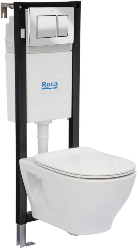 Zestaw podtynkowy WC Roca Keto Eco 01 chrom